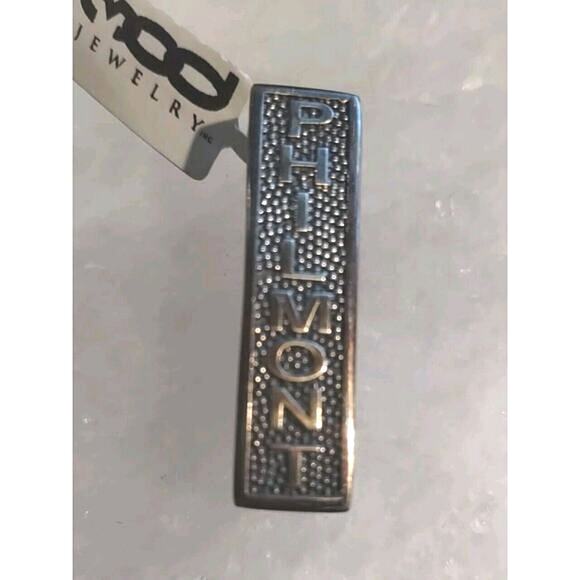 PHILMONT Scout Ranch STERLING SILVER Buffalo Tie BOLO & Pewter Belt Loop - Picture 4 of 7